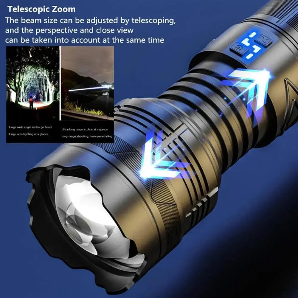 Power Up Your Adventures LED Flashlight Power Bank