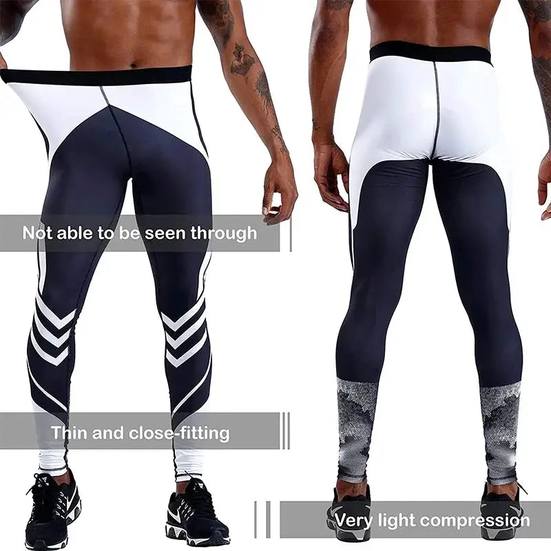 Mens Compression Running Leggings Quick Dry Athletic Tights - product image 2
