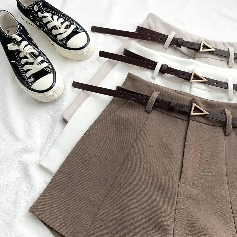 Elegant High Waist Trousers Vintage Inspired Office Wear