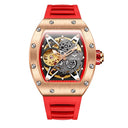 Luxury Men Tonneau Mechanical Watch