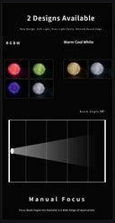 Bright RGBW Par Lights for Live Concerts