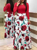 Breezy Floral Swing Dress for Women