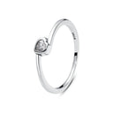 Sterling Silver Ring Sun Moon