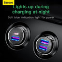 Baseus 30W Fast USB Car Charger for iPhone Samsung Huawei