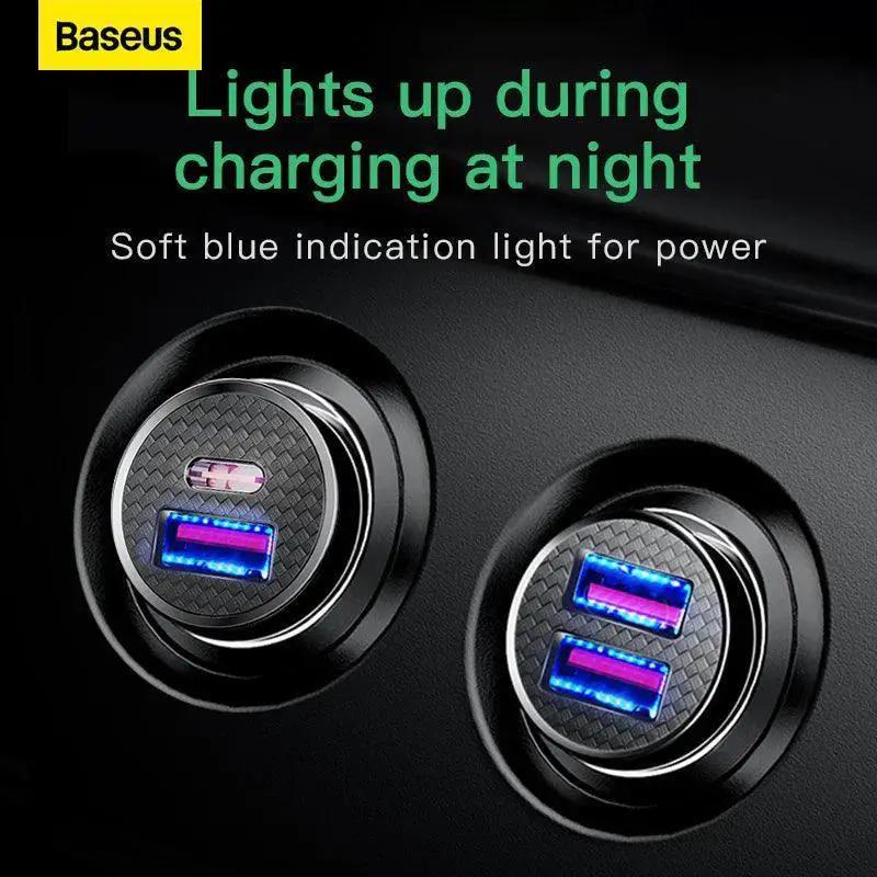 30W Fast USB Car Charger For iPhone Samsung Huawei