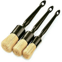 Car Detail Brush Set: Premium Boar Hair Bristle Brushes