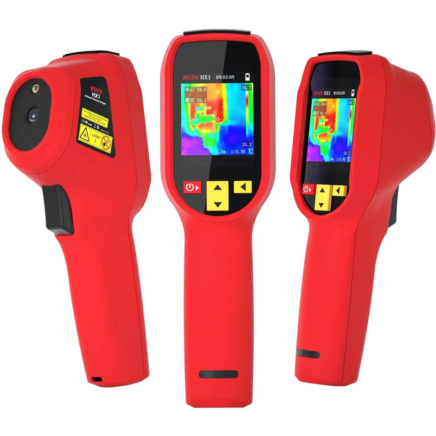 BSIDE HX1 Handheld Thermal Imaging Camera - 240x240 IR for PCB and Automotive - stepyours.com