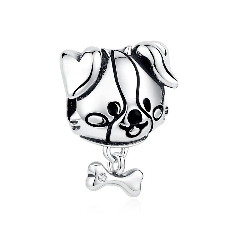 Sterling Silver Charm Love Pets