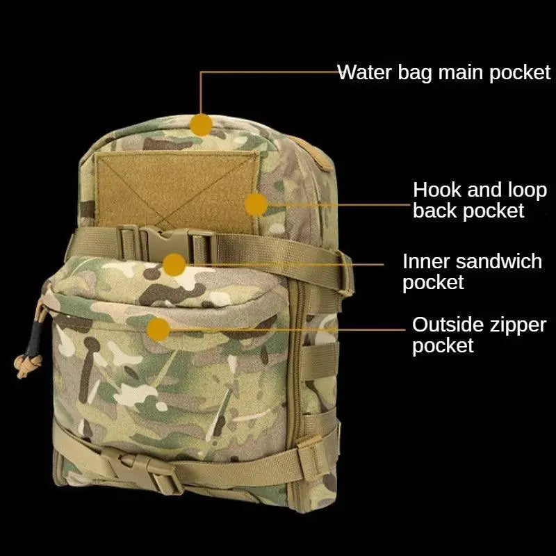 Lightweight Waterproof MOLLE Tactical Vest Backpack Outdoors