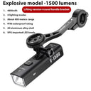 Tosuod 1500 Lumen Bike Headlight Aluminum Alloy