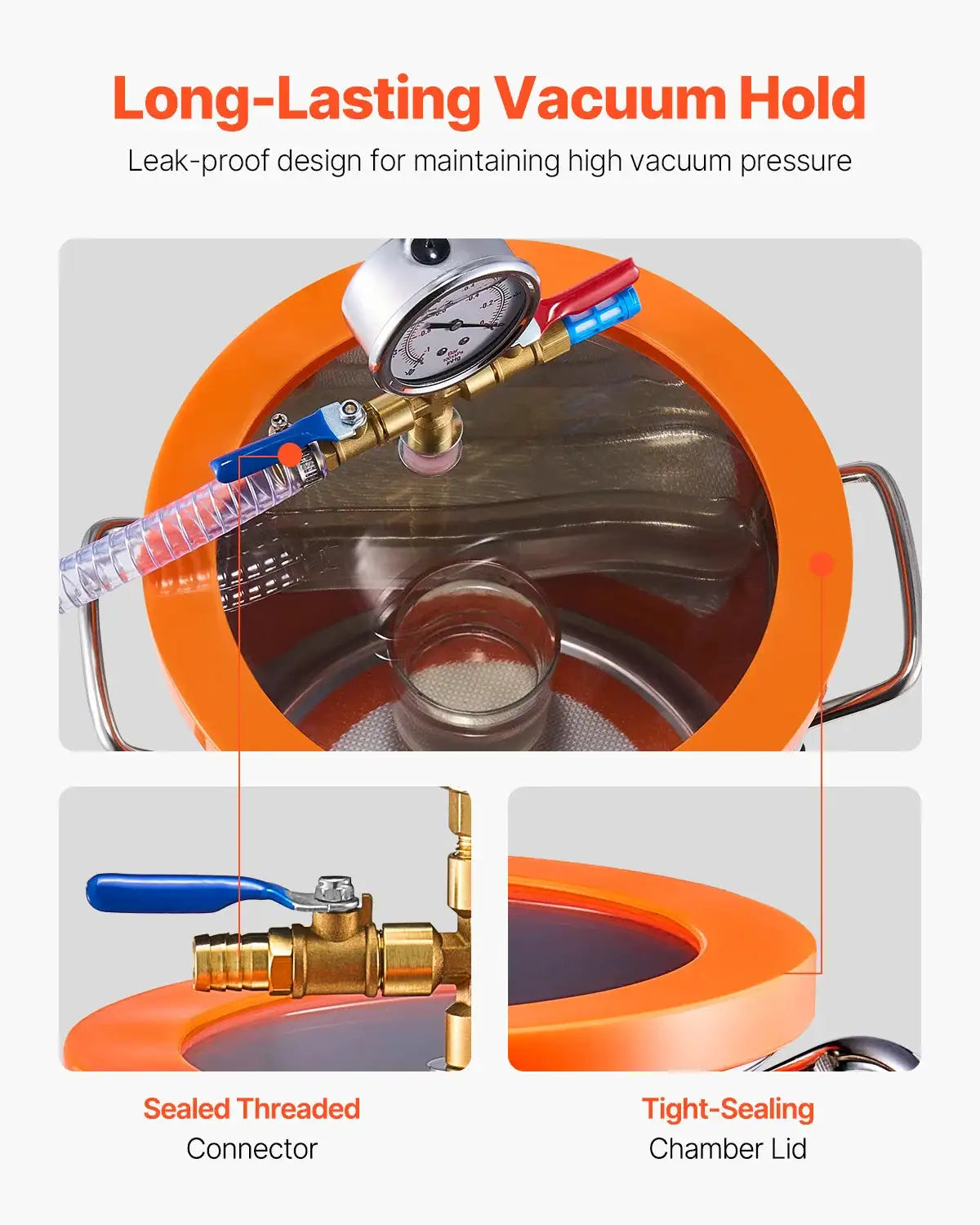 Vacuum Chamber And Pump Kit — product view 3