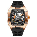Men Mechanical Skeleton Dial Watch