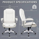 Office Desk Chair High Back Ergonomic White Computer