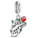 Sterling Silver Charm Beads Glowing