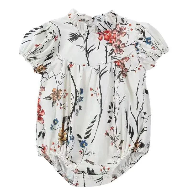 Enchanting Secret Garden Floral Dress And Romper Set Summer