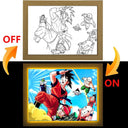 Dragon Ball Z Goku Vegeta LED Night Light Photo Frame