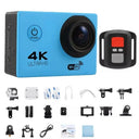 4K Action Camera For Outdoor Use Waterproof Helmet Mount