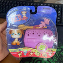 Vintage Pet Figurines Set Featuring Monkey Rabbit Cat Kitten