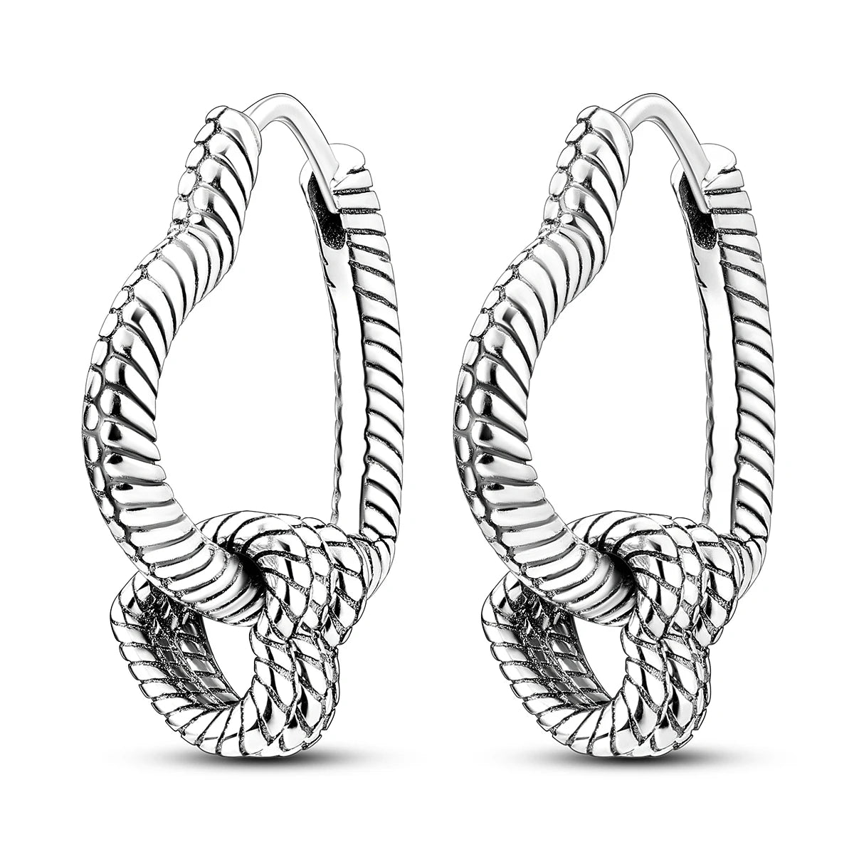 Silver Plated Earrings Rose Gold