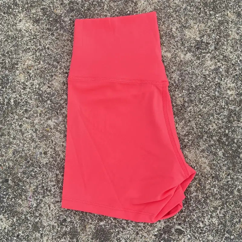 Plus Size High Waist Yoga Shorts - Stretchy — product view 12