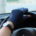 Ice Silk Halffinger Cycling Gloves For Men And Women Comfort