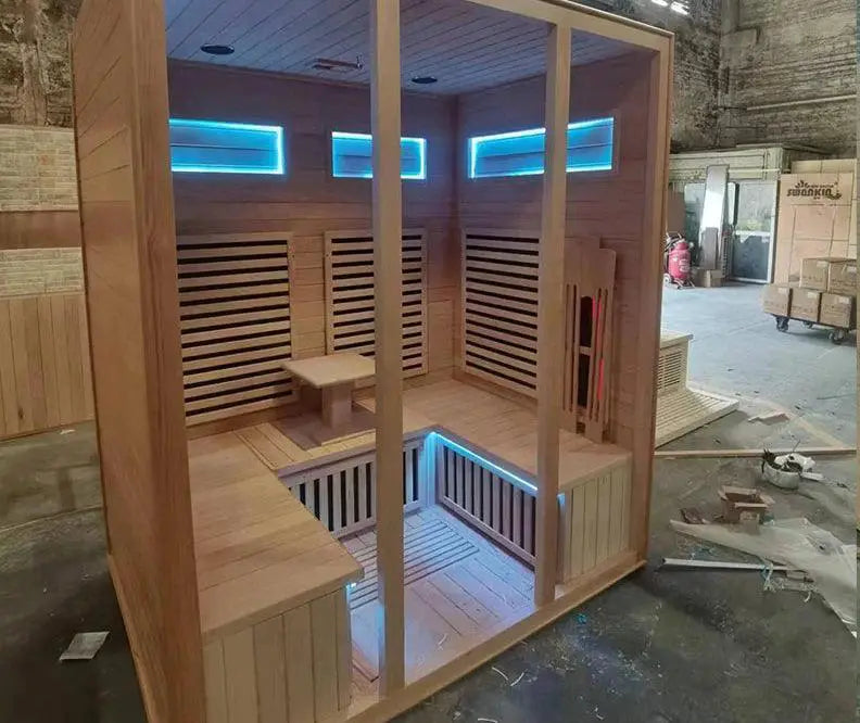 Heavenly Sauna Room Luxury Outdoor Relaxation Experience