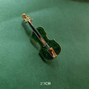 Fashion Musical Instruments Guitar Violin Cello Piano Brooch