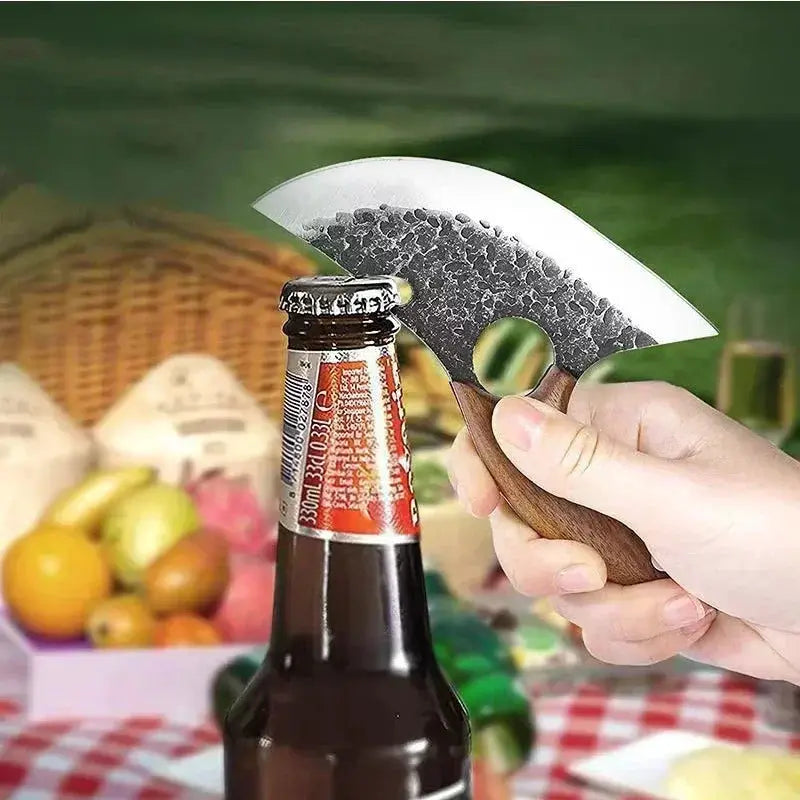 Hand Forged Stainless Steel Boning Knife Bottle Opener - OurLum.com