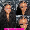 34-Inch Curly HD Lace Frontal Wig 250% Density Human Hair