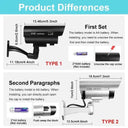 Deterrent Fake Security Camera for Home
