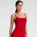 NCLAGEN - Built-In Bra Tank Top Yoga Vest Women