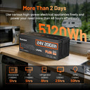 Deep Cycle 24V LiFePO4 Solar Battery