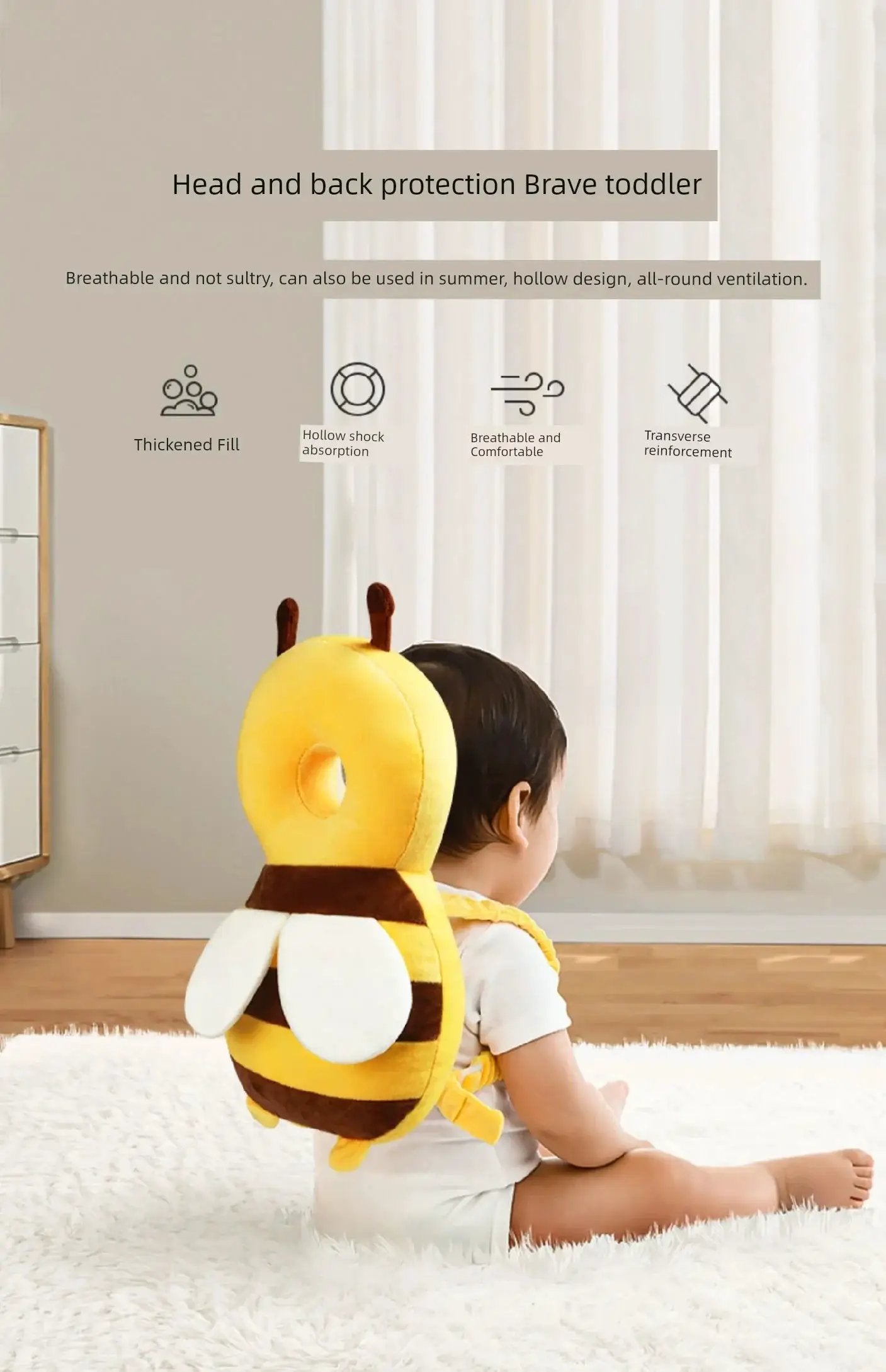 Baby Fall Protection Headgear Pillow For Toddler Safety - OurLum.com