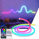 Smart RGBIC USB Neon LED Strip Lights For Party Vibe With App Control Music Sync