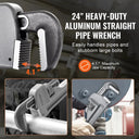 Adjustable Aluminum Pipe Wrench