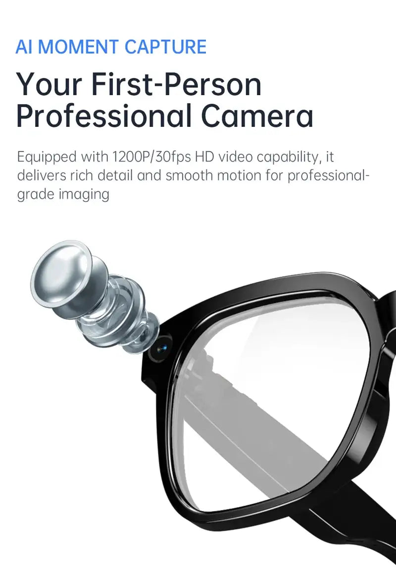 HD Color Changing AI Smart Glasses Chat GPT Camera Bluetooth Call — product view 3