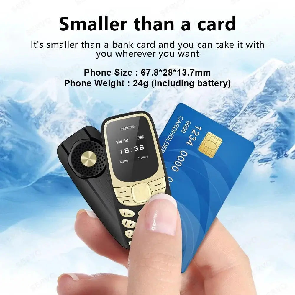 Mini Dual SIM Phone With Bluetooth Voice Changer SERVO BM35