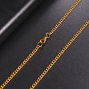 Skyrim Fashion 60cm Long Box Chain Necklace Men Jewelry