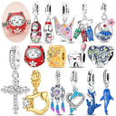 Sterling Silver Charm Beads Luminous