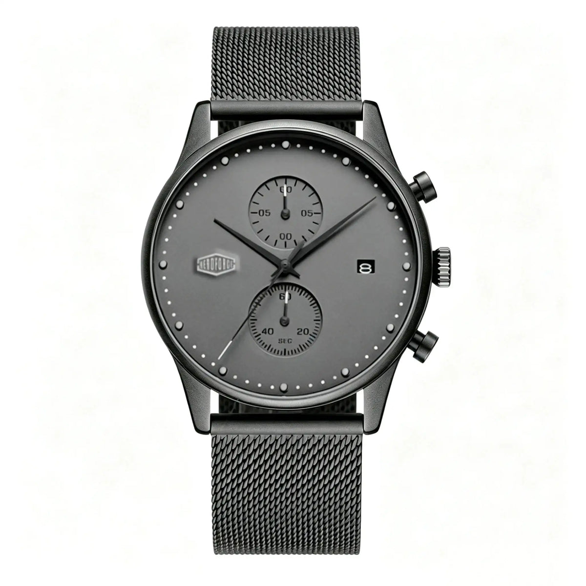 Premium Black Chronograph Watch — product image 8