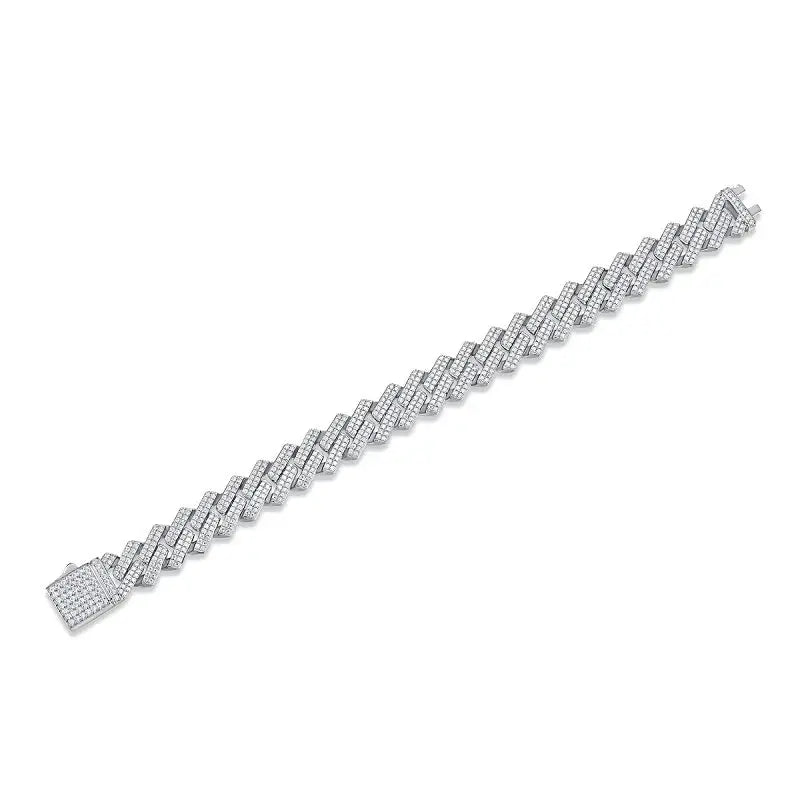 Elegant Moissanite Silver Chain Jewelry — product image 7