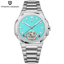 Pagani Design Mens Skeleton Watch
