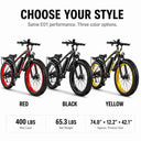 Fat Tire Ebike Inch Load