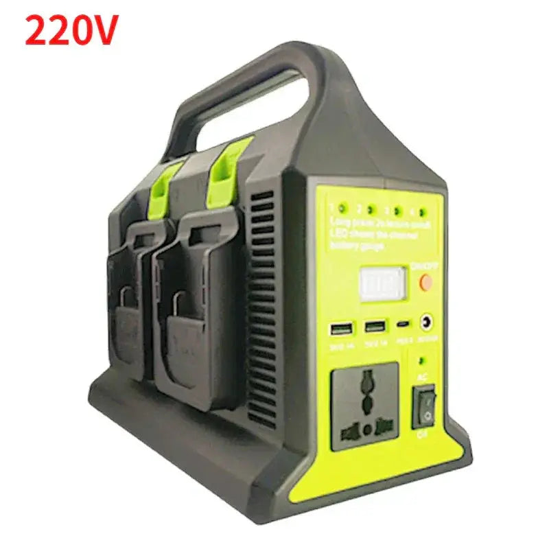 Portable 300W Inverter For 18V Battery Tools Outdoor Use