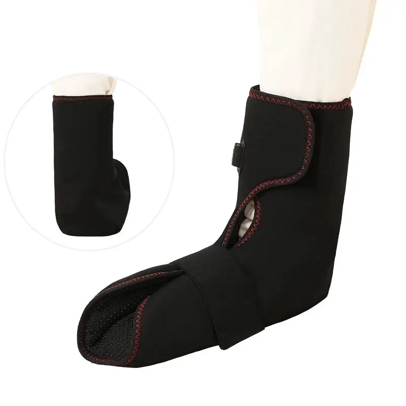 Electric Heating Foot Cover Heating Pad Foot Wrap Home Relax Relieve Fatigue Wellness Protector Vibration Massage Ankle Comfort