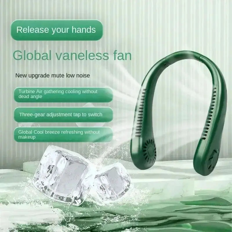 Fan Long Endurance Mini Neck Portable Bladeless Fan - OurLum.com