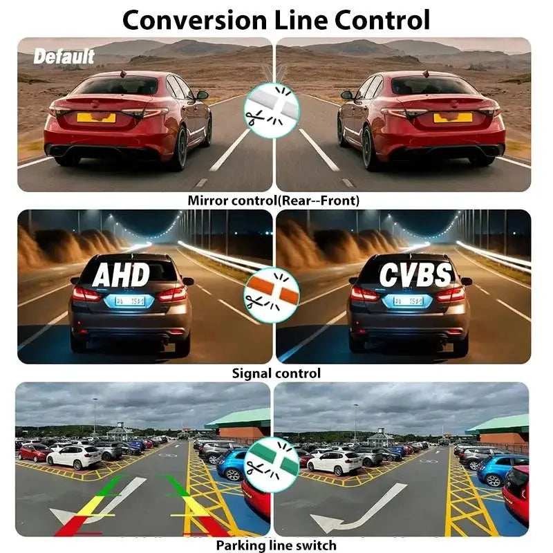 1080P Car Rear View Camera 170 Degree Wide Angle Night Vision Waterproof - stepyours.com