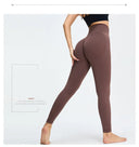 Nude Yoga Pants for Women High Waist Seamless Hip Lifting Fitness Design