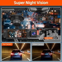 Clear Night Vision Dash Cam for Fleet with Parking