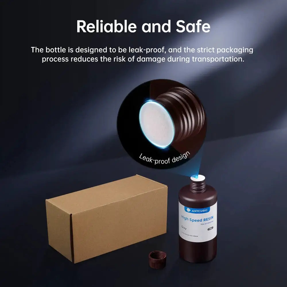 ANYCUBIC 3PCS High Speed Resin 5X Faster Printing Speed Low Viscosity UV Resin for Photon Mono M7 Max LCD 3D Printer